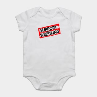 support indy wrestling Baby Bodysuit